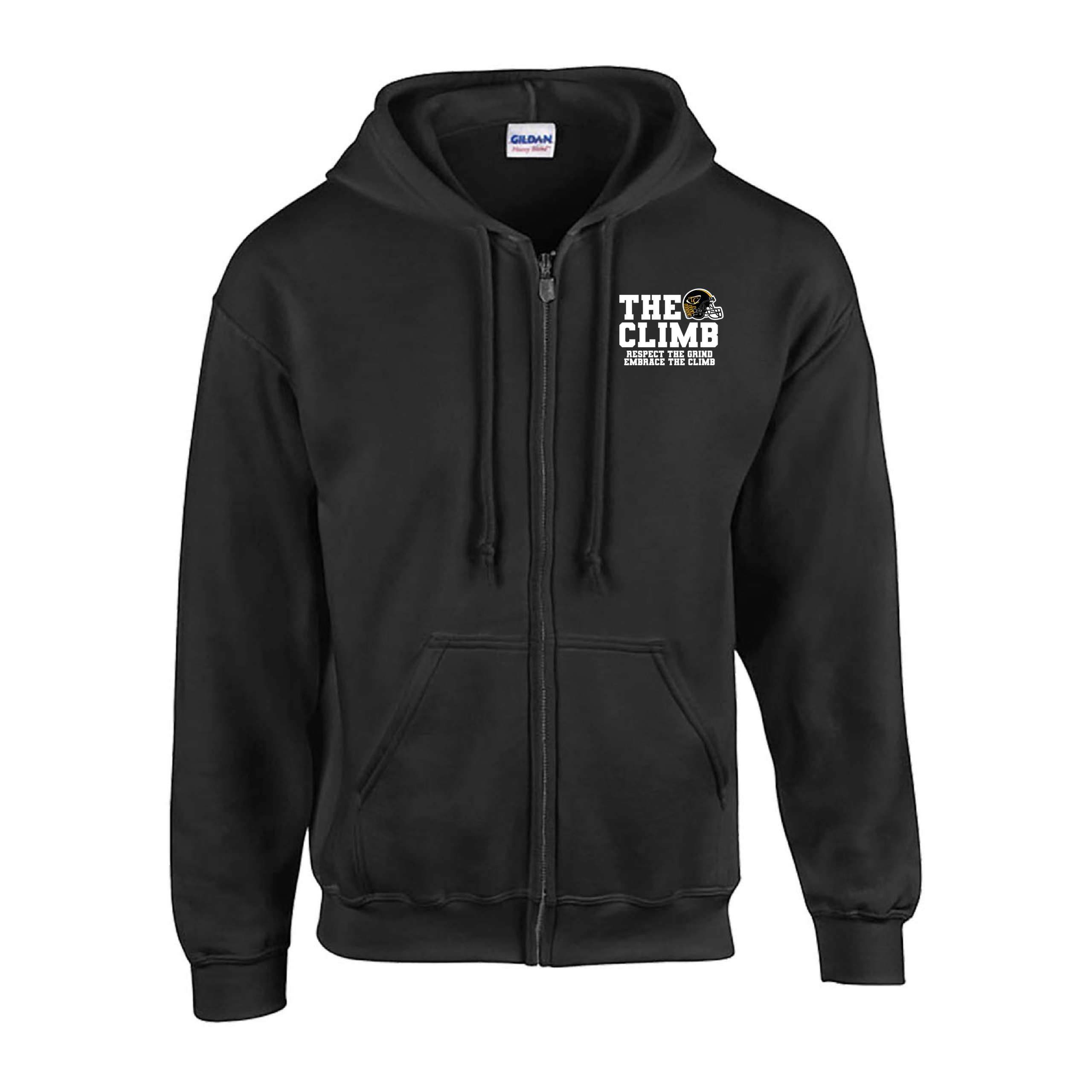 Football Zip Up Hoodie - The Climb - Image 3