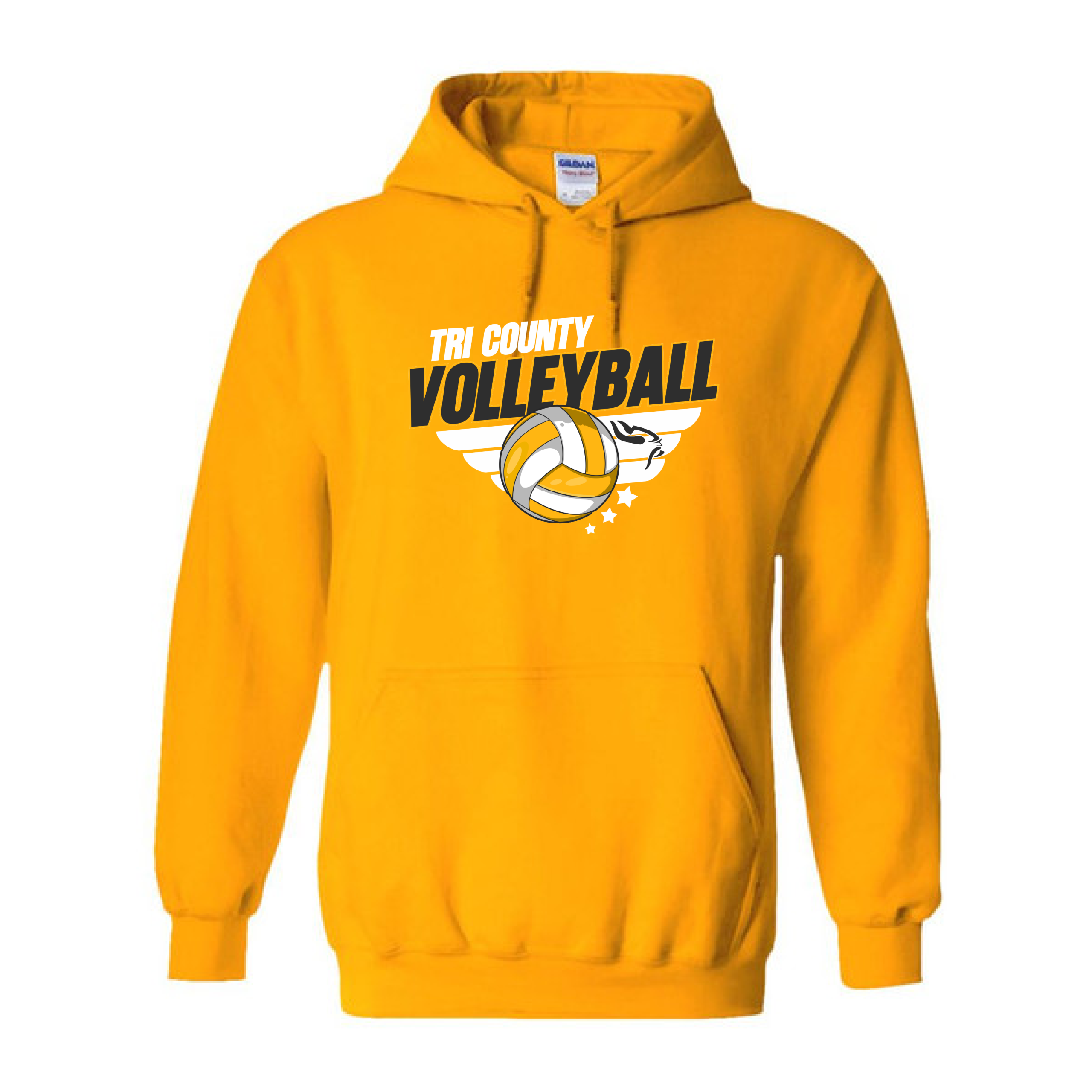 Volleyball Pullover Hoodie - Design 2