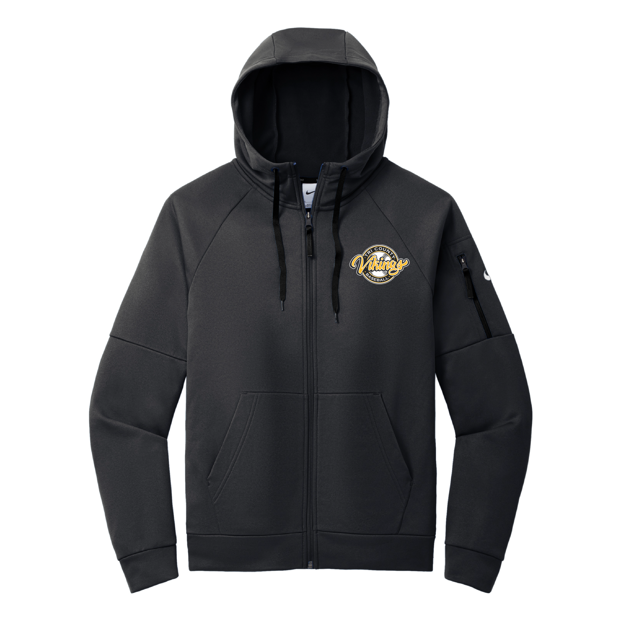 Baseball Nike Full Zip Fleece Hoodie