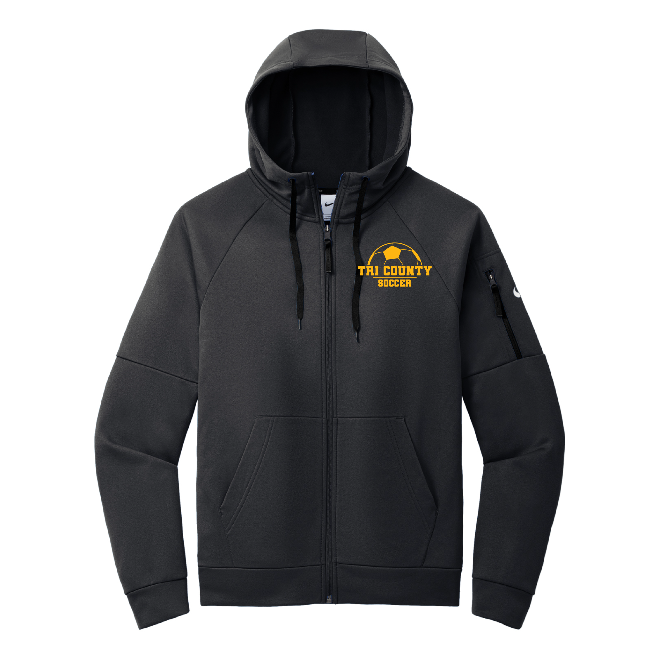 Soccer Nike Full Zip Fleece Hoodie