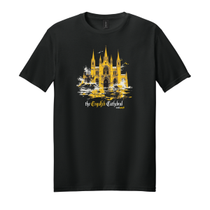 Marching Band Engulfed Cathedral T-Shirt
