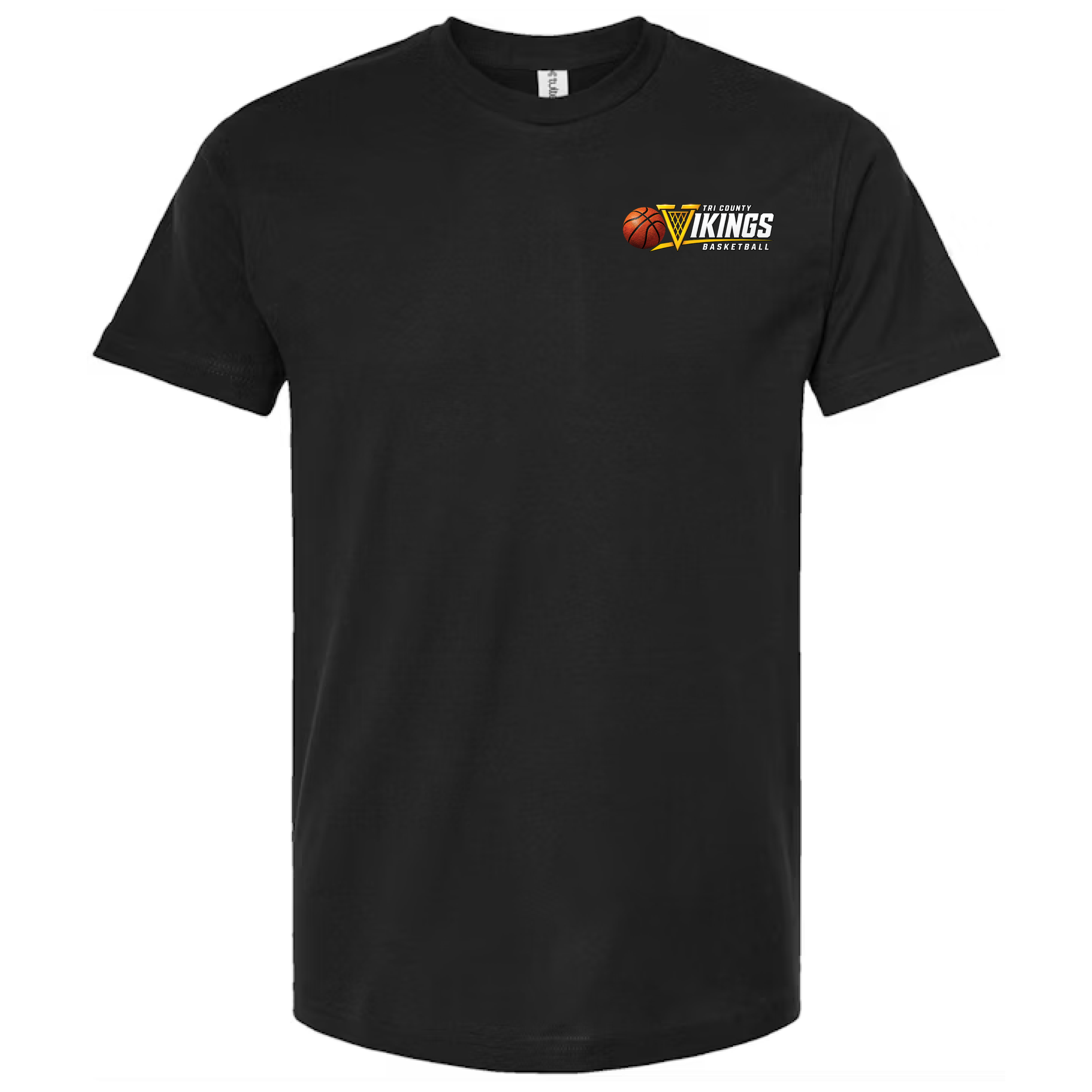 Boys Basketball Hoop Logo T-Shirt