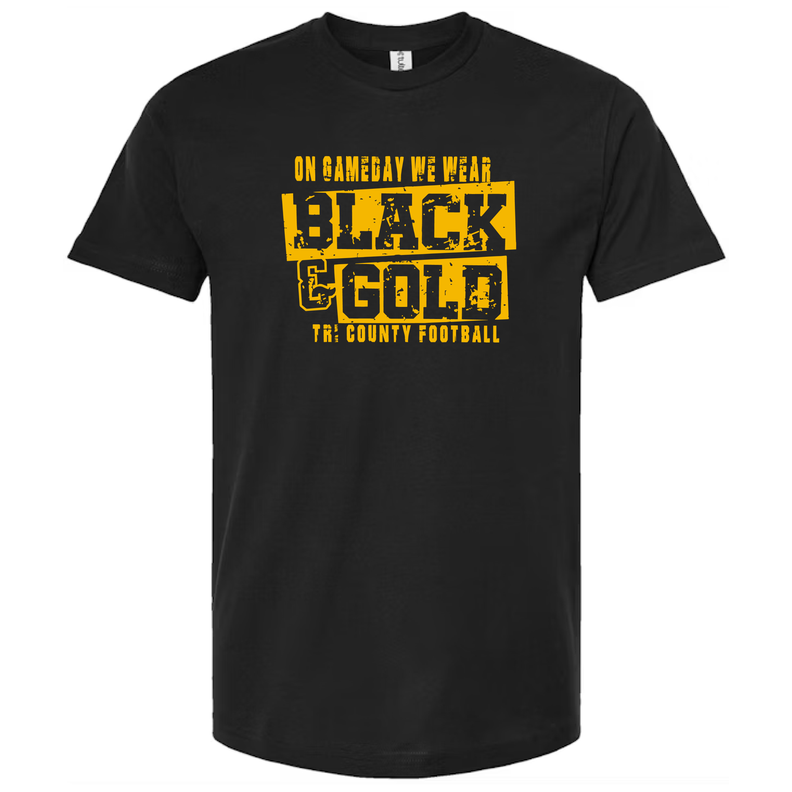 Football Black & Gold T-Shirt